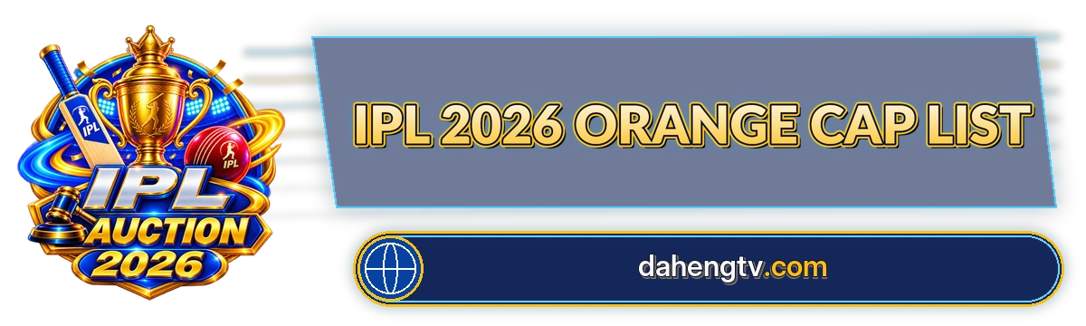 Ipl 2026 Orange Cap List